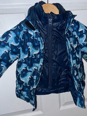 One kid car coat size 3